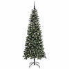 Vidaxl kunstkerstboom met 300 led groen 210 cm pvc en plastic en staal