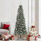 Vidaxl kunstkerstboom groen 210 cm pvc en plastic en staal