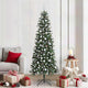 Vidaxl kunstkerstboom groen 210 cm pvc en plastic en staal