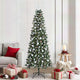 Vidaxl kunstkerstboom groen 210 cm pvc en plastic en staal