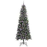 Vidaxl kunstkerstboom groen 240 cm pvc en plastic en staal - afbeelding 3