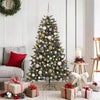Vidaxl kunstkerstboom met 150 led groen 150 cm pvc en plastic en staal
