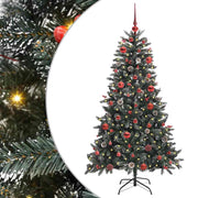 Vidaxl kunstkerstboom groen 150 cm pvc en plastic en staal - afbeelding 2