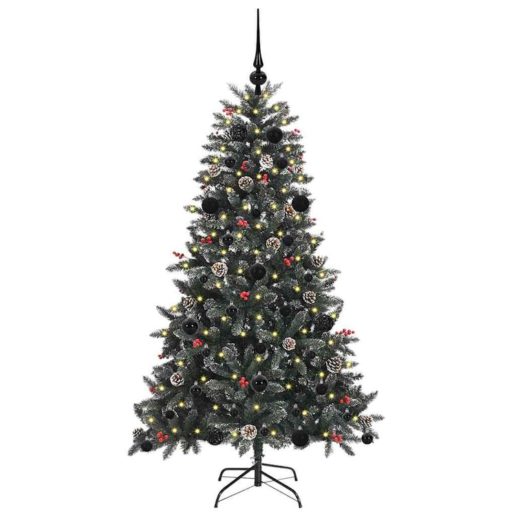 Vidaxl kunstkerstboom groen 150 cm pvc en plastic en staal
