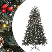 Vidaxl kunstkerstboom groen 150 cm pvc en plastic en staal - afbeelding 1