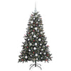Vidaxl kunstkerstboom met 150 led groen 150 cm pvc en plastic en staal