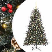 Vidaxl kunstkerstboom groen 150 cm pvc en plastic en staal - afbeelding 2