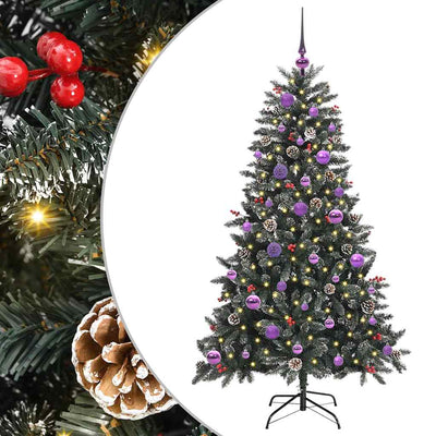 Vidaxl kunstkerstboom groen 150 cm pvc en plastic en staal