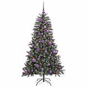 Vidaxl kunstkerstboom groen 150 cm pvc en plastic en staal - afbeelding 3