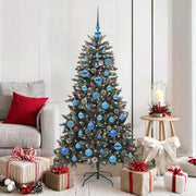 Vidaxl kunstkerstboom groen 150 cm pvc en plastic en staal - afbeelding 1