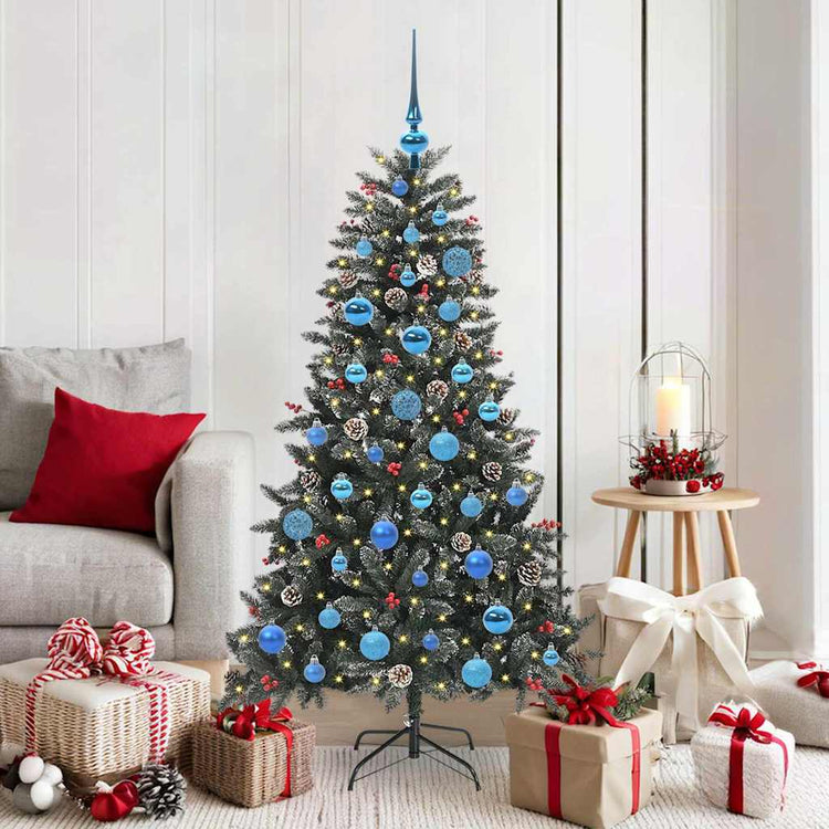Vidaxl kunstkerstboom groen 150 cm pvc en plastic en staal