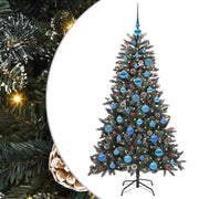 Vidaxl kunstkerstboom groen 150 cm pvc en plastic en staal - afbeelding 2