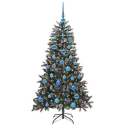 Vidaxl kunstkerstboom groen 150 cm pvc en plastic en staal - afbeelding 3