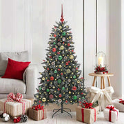 Vidaxl kunstkerstboom groen 150 cm pvc en plastic en staal - afbeelding 1