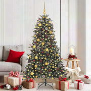 Vidaxl kunstkerstboom groen 180 cm pvc en plastic en staal - afbeelding 1