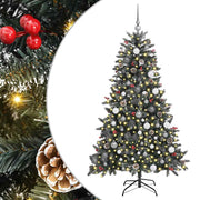 Vidaxl kunstkerstboom groen 180 cm pvc en plastic en staal - afbeelding 2