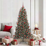 Vidaxl kunstkerstboom groen 180 cm pvc en plastic en staal - afbeelding 1