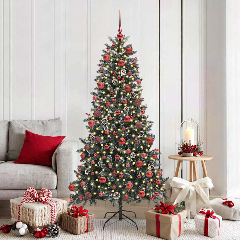 Vidaxl kunstkerstboom groen 180 cm pvc en plastic en staal