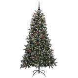 Vidaxl kunstkerstboom groen 180 cm pvc en plastic en staal - afbeelding 3