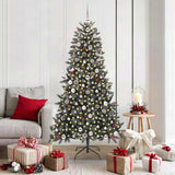 Vidaxl kunstkerstboom groen 180 cm pvc en plastic en staal - afbeelding 1