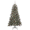 Vidaxl kunstkerstboom met 300 led groen 180 cm pvc en plastic en staal