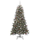 Vidaxl kunstkerstboom groen 180 cm pvc en plastic en staal - afbeelding 3