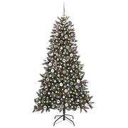 Vidaxl kunstkerstboom groen 180 cm pvc en plastic en staal - afbeelding 3