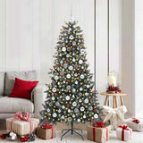 Vidaxl kunstkerstboom groen 180 cm pvc en plastic en staal - afbeelding 1