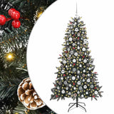 Vidaxl kunstkerstboom groen 180 cm pvc en plastic en staal - afbeelding 2