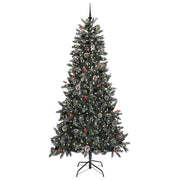 Vidaxl kunstkerstboom groen 240 cm pvc en plastic en staal - afbeelding 3
