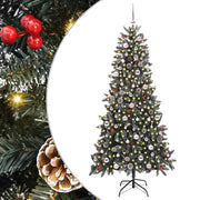 Vidaxl kunstkerstboom groen 240 cm pvc en plastic en staal - afbeelding 2