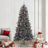 Vidaxl kunstkerstboom groen 240 cm pvc en plastic en staal - afbeelding 1