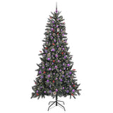 Vidaxl kunstkerstboom groen 240 cm pvc en plastic en staal - afbeelding 3