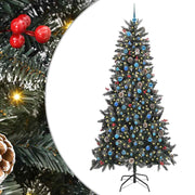 Vidaxl kunstkerstboom groen 240 cm pvc en plastic en staal - afbeelding 2