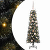 Vidaxl kunstkerstboom met 150 led groen 120 cm pvc en plastic en staal