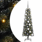 Vidaxl kunstkerstboom met 150 led groen 120 cm pvc en plastic en staal - afbeelding 2