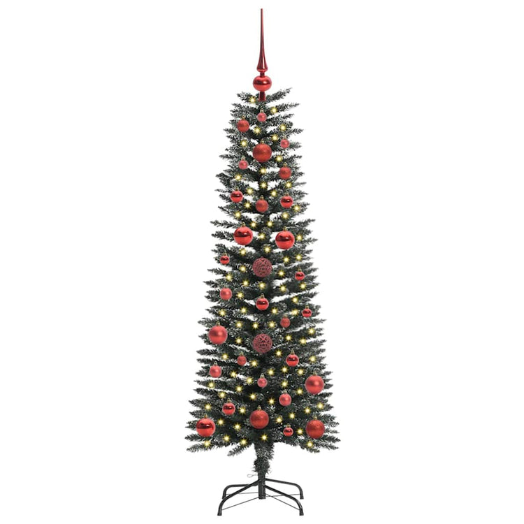 Vidaxl kunstkerstboom met 150 led groen 120 cm pvc en plastic en staal