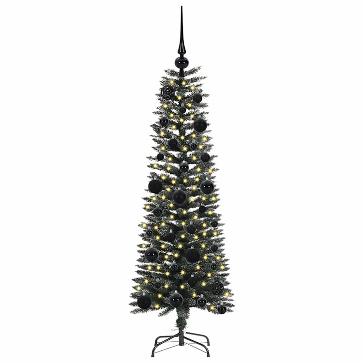 Vidaxl kunstkerstboom met 150 led groen 120 cm pvc en plastic en staal