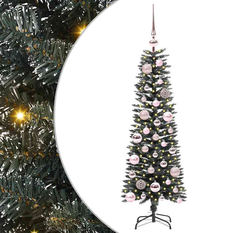 Vidaxl kunstkerstboom groen 120 cm pvc en plastic en staal