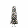 Vidaxl kunstkerstboom met 150 led groen 120 cm pvc en plastic en staal