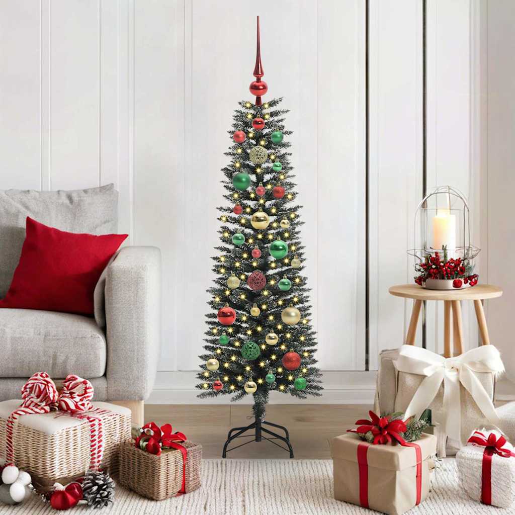 Vidaxl kunstkerstboom groen 120 cm pvc en plastic en staal