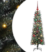 Vidaxl kunstkerstboom groen 120 cm pvc en plastic en staal - afbeelding 2