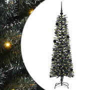 Vidaxl kunstkerstboom met 150 led groen 150 cm pvc en plastic en staal - afbeelding 2