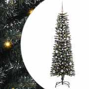 Vidaxl kunstkerstboom met 150 led groen 150 cm pvc en plastic en staal - afbeelding 1