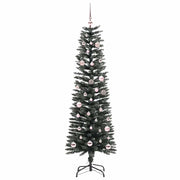 Vidaxl kunstkerstboom met 150 led groen 150 cm pvc en plastic en staal - afbeelding 3