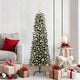 Vidaxl kunstkerstboom met 150 led groen 150 cm pvc en plastic en staal