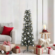Vidaxl kunstkerstboom met 150 led groen 150 cm pvc en plastic en staal - afbeelding 1