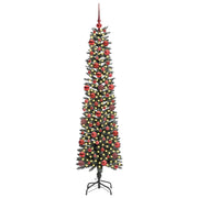 Vidaxl kunstkerstboom met 300 led groen 180 cm pvc en plastic en staal - afbeelding 3