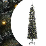 Vidaxl kunstkerstboom met 300 led groen 180 cm pvc en plastic en staal - afbeelding 2