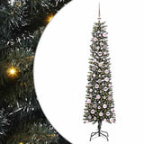 Vidaxl kunstkerstboom met 300 led groen 180 cm pvc en plastic en staal - afbeelding 2